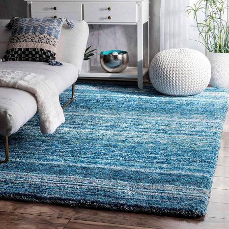 Handmade Ombre Shag Rug